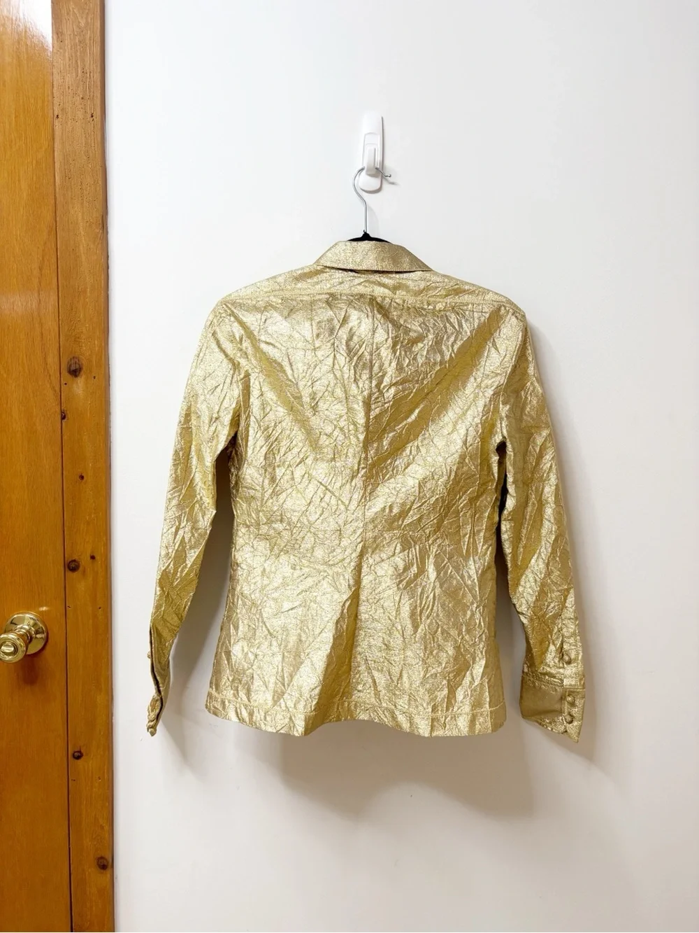 New Tory Burch Crushed Silk Button Down Shirt